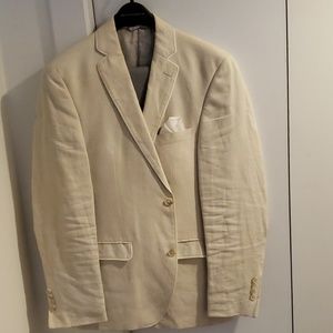 Tan linen sport coat